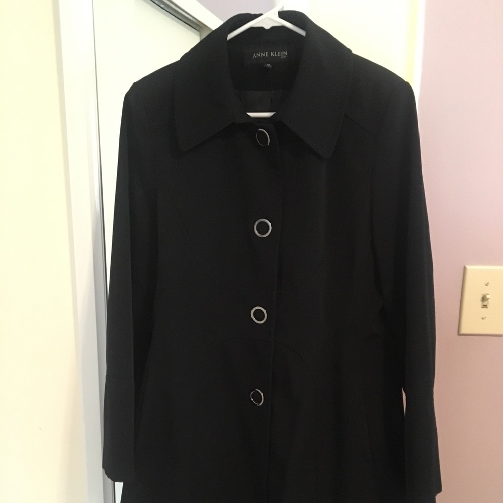 Anne Klein Black Trench Coat